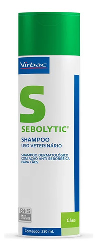 Shampoo Sebolytic Spherulites Virbac Para Cães 250ml