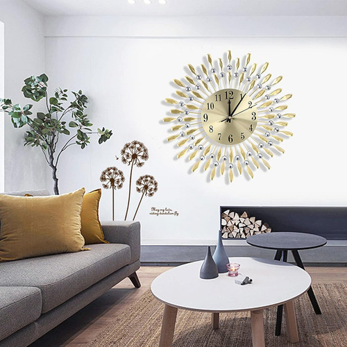 . Reloj De Pared, Moderno Reloj De Cuarzo De Uso Amplio