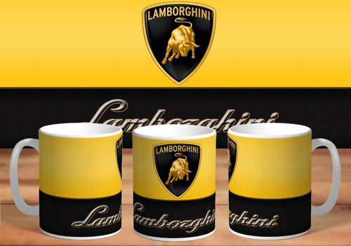 Taza Personalizada De Autos Lamborghini De Ceramica 