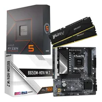 Comprar Kit Amd Ryzen5 7600x  + Asrock B650m-h M2 + 16 Gb Ddr5