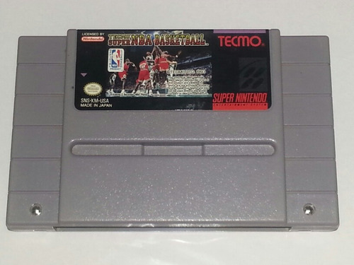 Tecmo Super Nba Bascketball Original Super Nintendo Snes Sjl