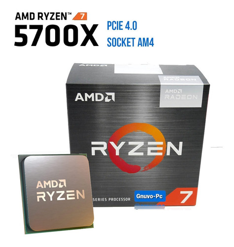 Imagen 4 de 6 de Procesador Amd Ryzen 7 5700x 8 Nucleos 16 Hilos Gamer R7 Am4