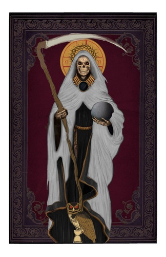 Cuadro De La Santa Muerte Blanca # 2 Ch