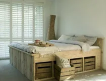 Comprar Camas Rustica Pallets Tarima Palet 1 Plaza  2 Plazas