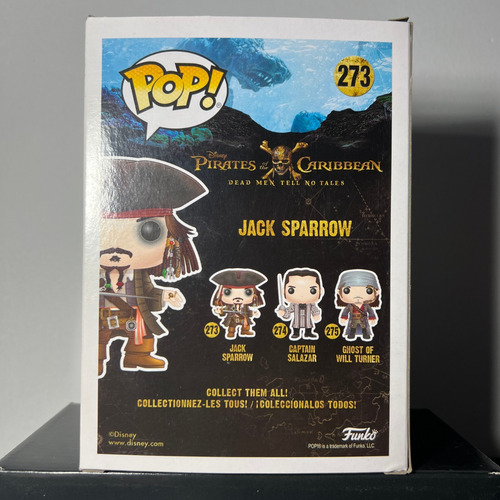 Funko Pop! Pirates Of The Caribbean: Jack Sparrow #273