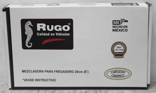 Mezcladora para fregadero 20cm rugo sale