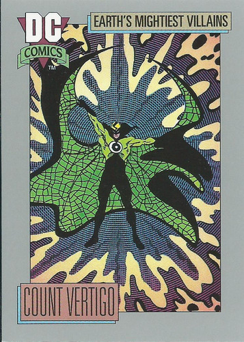 Barajita Count Vertigo Dc Comics 1991 #89 Mightiest Villains