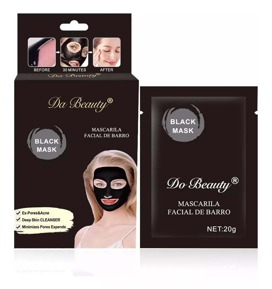 Tercera imagen para búsqueda de do beauty mascarilla negra puntos negros caja con 10 sobres