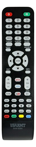 Control Para Sanyo Smart Tv Pantalla Universal + Funda Pila