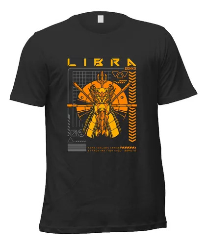 Remera Saint Seiya  Del Zodiaco Libra A2 Unisex