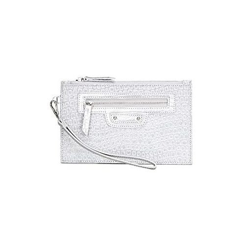 Lam Gallery Silver Wristlet Purse For Party Prom Rrfdx