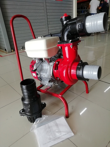 Imagen 2 de 6 de Motobomba Caracol 4x4 Pulgadas Motor 13 Hp