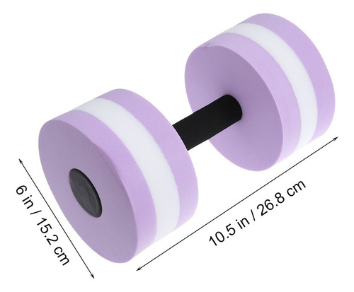 . 2 Mancuernas De Ejercicio Acuático Eva De Agua Barbells