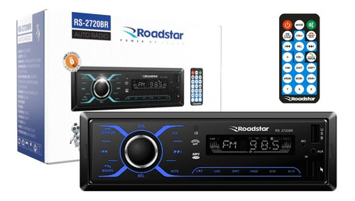 Auto Rádio Roadstar Rs2720 Bluetooth 4 Canais 50w Controle 