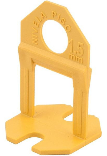 Nivelador Piso Amarelo 1,50mm Com 100 Peças - Vonder