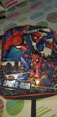 Mochila Grande En 3 D Spider-man Nueva 