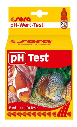 Sera Teste De Ph Test 15ml (doce/salgada) (100 Testes)