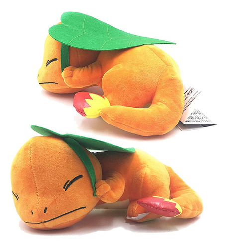 Pelúcia Personagem Charmander Dormindo Anime Japonês