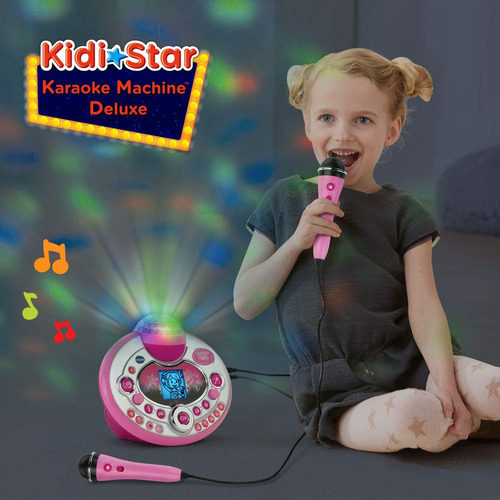 Vtech - Sistema De Karaoke Kidi Star, 2 Micrófonos Con Sopor