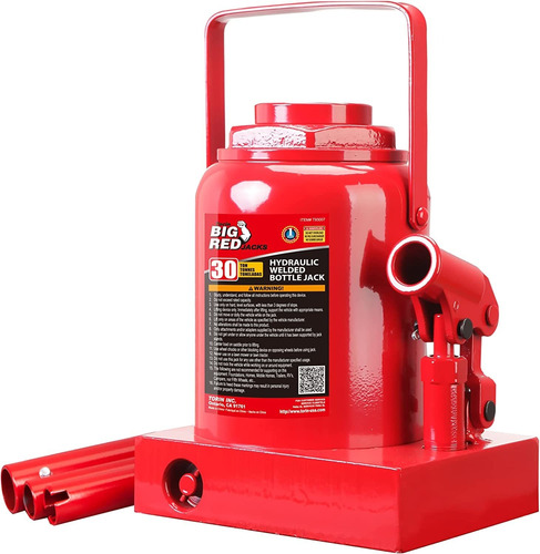 Gato Hydraulic Big Red T93007, Soporte Hasta 30 Toneladas