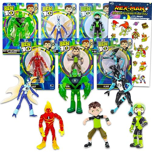 Warner Bros Pictures Paquete De Figuras De Ben 10 Para Niños