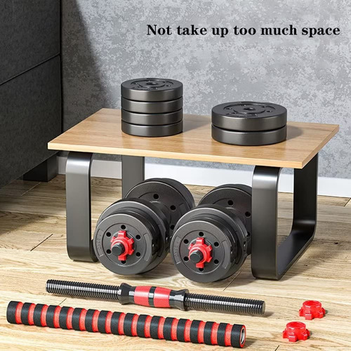 Juego De Mancuernas Ajustables 9-36 Kg, 2 En 1 Para Gimnasio