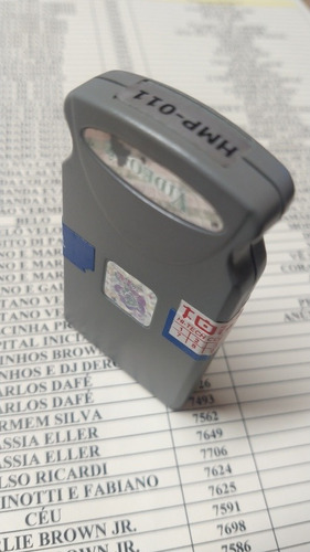 Cartucho Hmp-011 Com 200 Músicas P/ Karaoke 3700, 7000, 7500 (Usado)