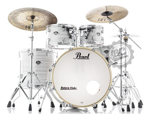 Bateria Pearl Export Exx White 22,10,12,16 Ferragens