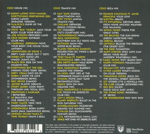Paul Oakenfold Generations Three Decades Of Dance 3 Cd