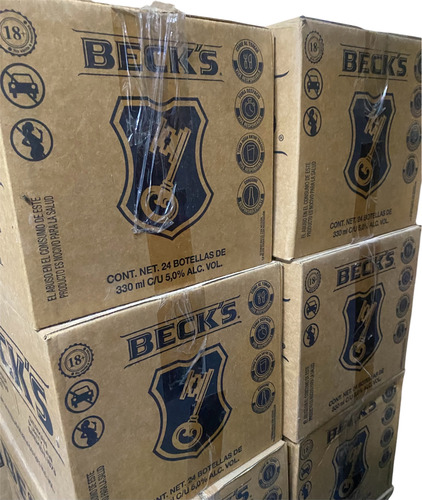 Cerveza Becks Lager Alemana Caja Con 24 Botellas De 330ml