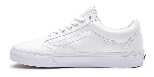 Imagen 2 de 8 de Zapatillas Vans Mod Old Skool Toda Blanca!!! 100% Original!!