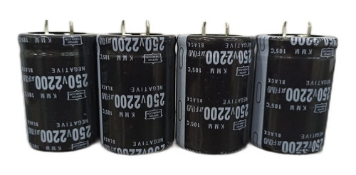 Capacitor Electrolitico 250v 2200uf (4 Pzas)