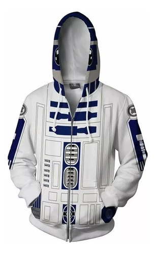 Sudaderas De Robots R2-d2 De La Serie Star Wars Sudaderas Co