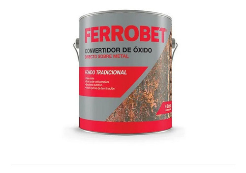 Ferrobet Convertidor De Oxido X 1 Lt. Marron / Verde