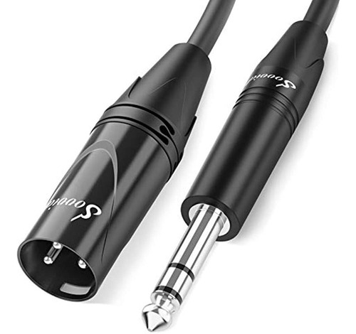 Cable Macho De 1/4 A Xlr-sovvid Cable De Interconexión Equil