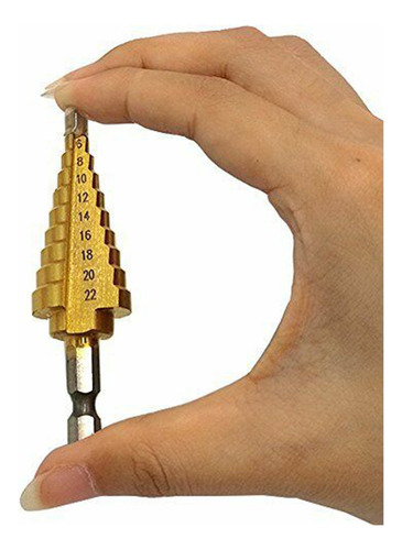 Broca Cónica Escalonada De Acero De 4 A 22 Mm For Taladrar