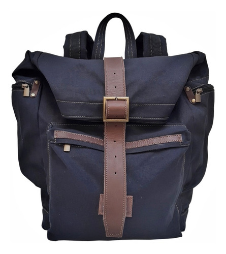 Imagen 2 de 5 de Mochila Bolso Mueck Bike Lona Impermeabilizada San Roman