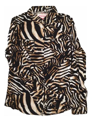 Blusas animal print mercado libre sale