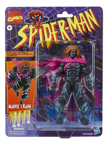 Boneco Marvel Legends Series Retro Kaine - Hasbro G0789