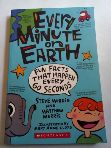 Libro En Inglés Fun Facts Every Minute On Earth Buen Estado