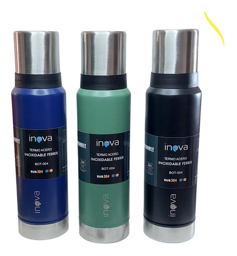 Termo Inova 1.2 Litro Pico Matero 24 Hs Doble Capa Bpa Free