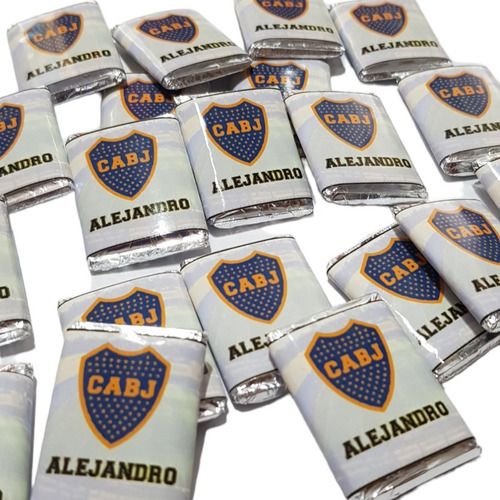 Chocolate Personalizado Chocolatin X50 Souvenir Candy Bar 4g