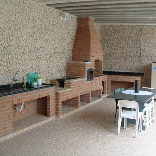 Projeto Churrasqueira De Alvenaria Forno E Fogão A Lenha