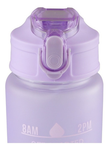 Imagen 9 de 10 de Botella De Agua Motivacional 800ml Termo Cilindro Vaso