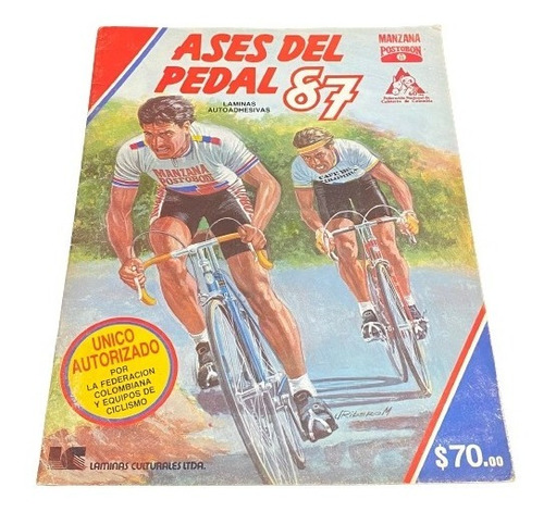 Album Ases Del Pedal 1987 Postobon 100% Original