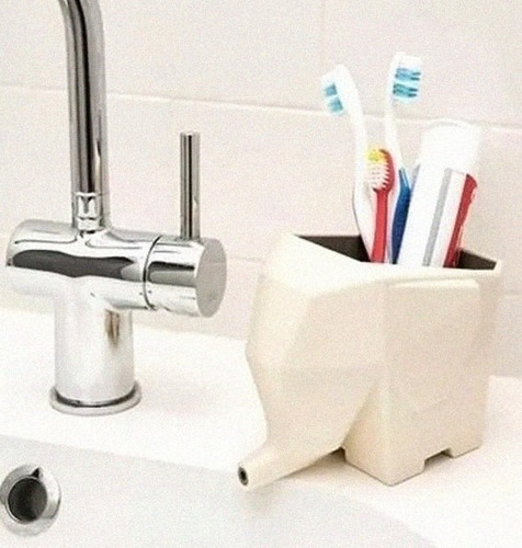 Imagen 3 de 5 de Escurridor Elefante Multiuso Cubiertos Cocina Baño Pileta