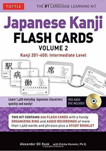 Japanese Kanji Flash Cards Kit Volume 2: Kanji 201..., De Alexander Kask. Editorial Tuttle Publishing En Inglés