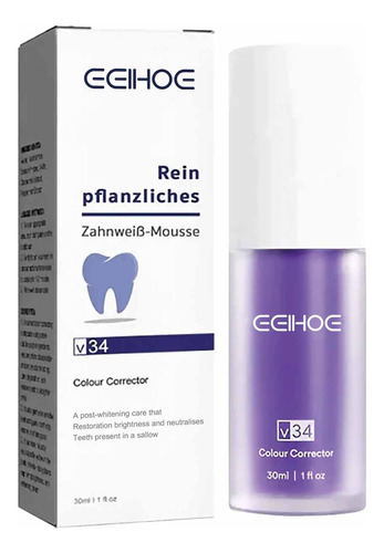 Pasta De Dientes V34 V34 Bright Teeth Fresh, 30 Ml, Eliminac