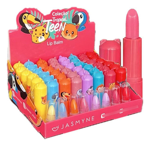 48 Lip Balm Hidratante Labial Atacado