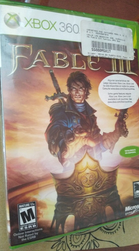 Fable 3 Xbox 360 En Español Nuevo Sellado